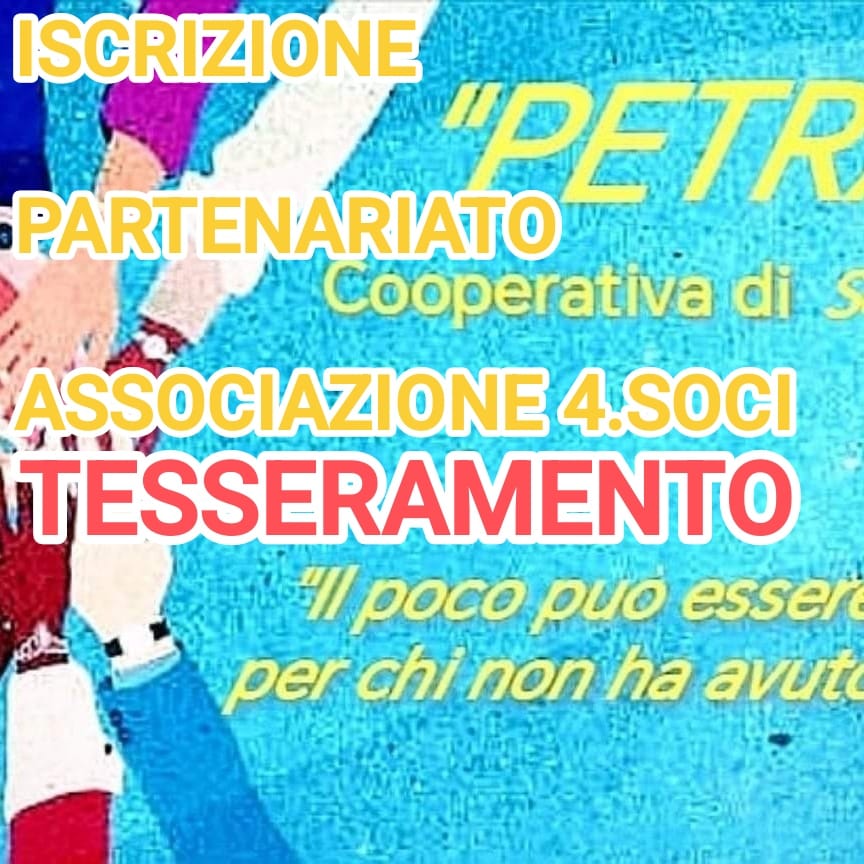 Iscrizione Partenariato Associazione 4.Soci