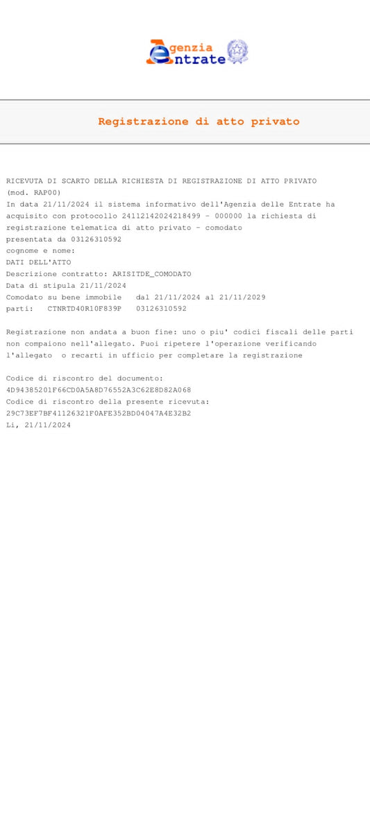 PETRA ETS Unità Locale Info Point CAMPANIA VIA NINO BIXIO N° 1-3