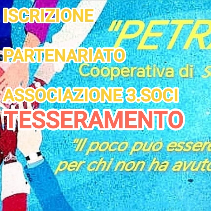 Iscrizione Partenariato Associazione 3.Soci
