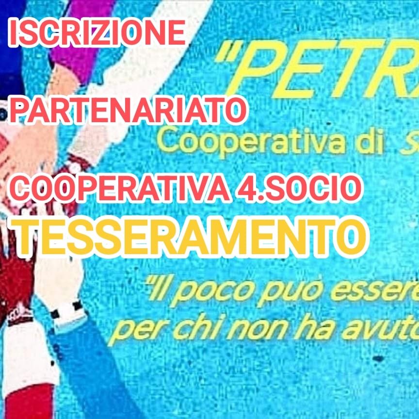 Iscrizione Partenariato Cooperativa 4.Socio