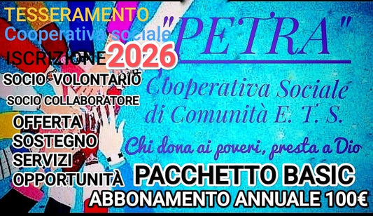 TESSERAMENTO ANNUALE SOCIO 2026